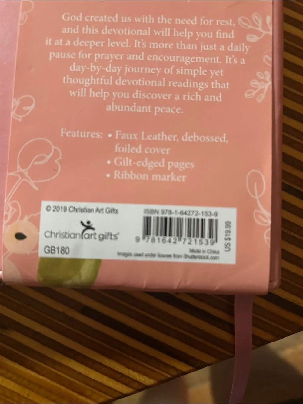 Find Rest Pink Devotional Journal by Shaunti Feldhahn